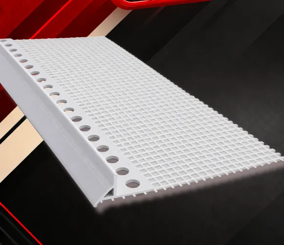 Esquinero Glasroc de PVC con malla